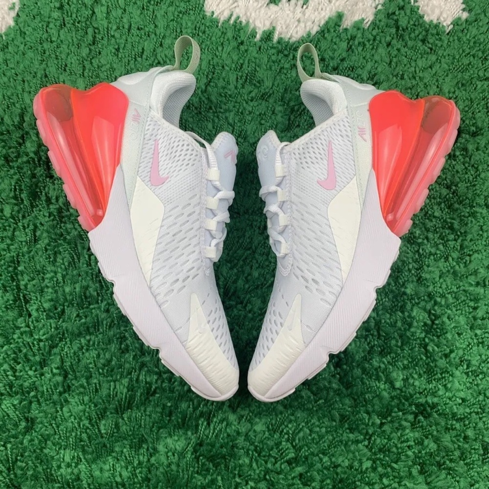 Nike air max 270 honeydew gs. These fit a 7 women’s. So cute, never worn.